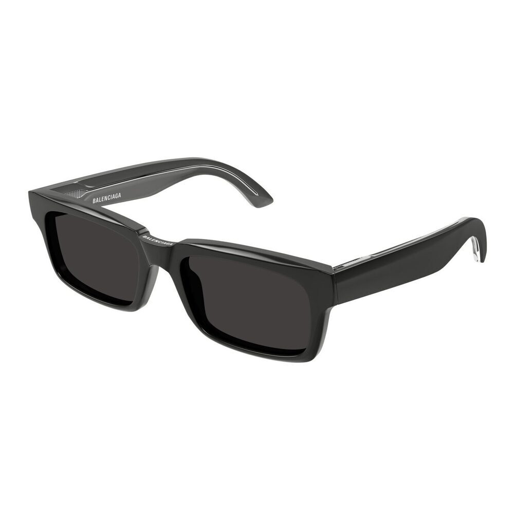 NWT Balenciaga BB0345S Grey Square 55mm Sunglasses